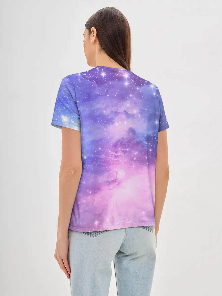 Женская базовая футболка / Галактика