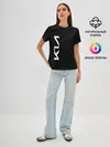 Женская базовая футболка / KIA CARBONE | КИА КАРБОН | LOGO