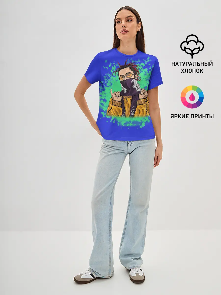 Женская базовая футболка / GONE.Fludd 3D