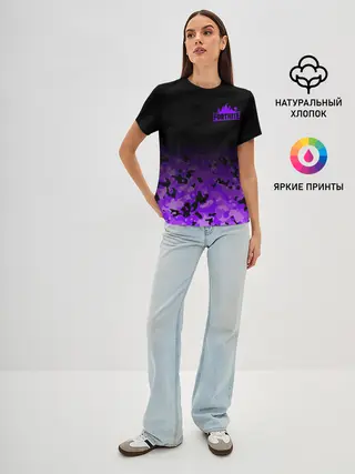 Женская базовая футболка / Fortnite