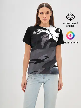 Женская базовая футболка / Магическая Битва