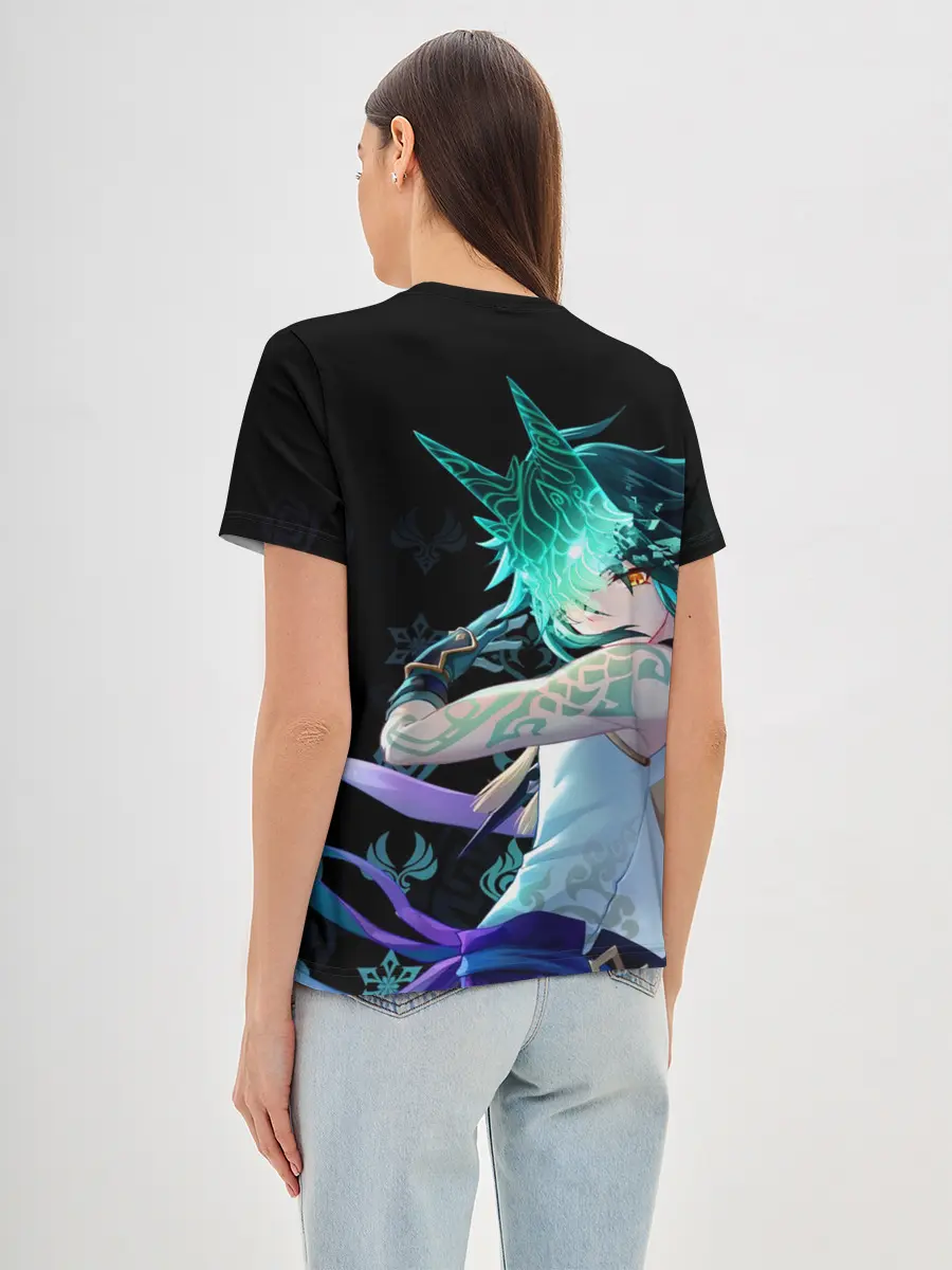 Женская базовая футболка / Genshin Impact: Сяо