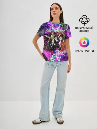 Женская базовая футболка / Bungou Stray Dogs color