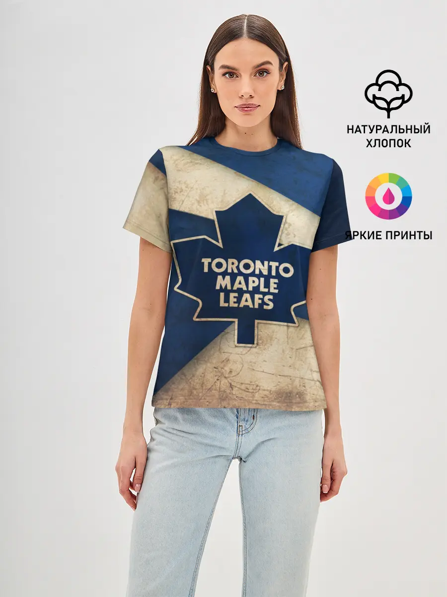 Женская базовая футболка / Торонто олд