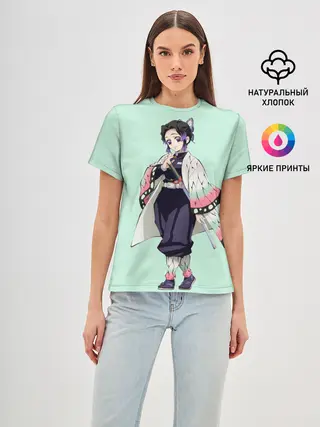 Женская базовая футболка / Шинобу Кочо, Столб Насекомого