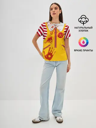 Женская базовая футболка / МакДональдс