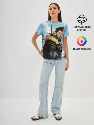 Женская базовая футболка / Весемир, Ведьмак