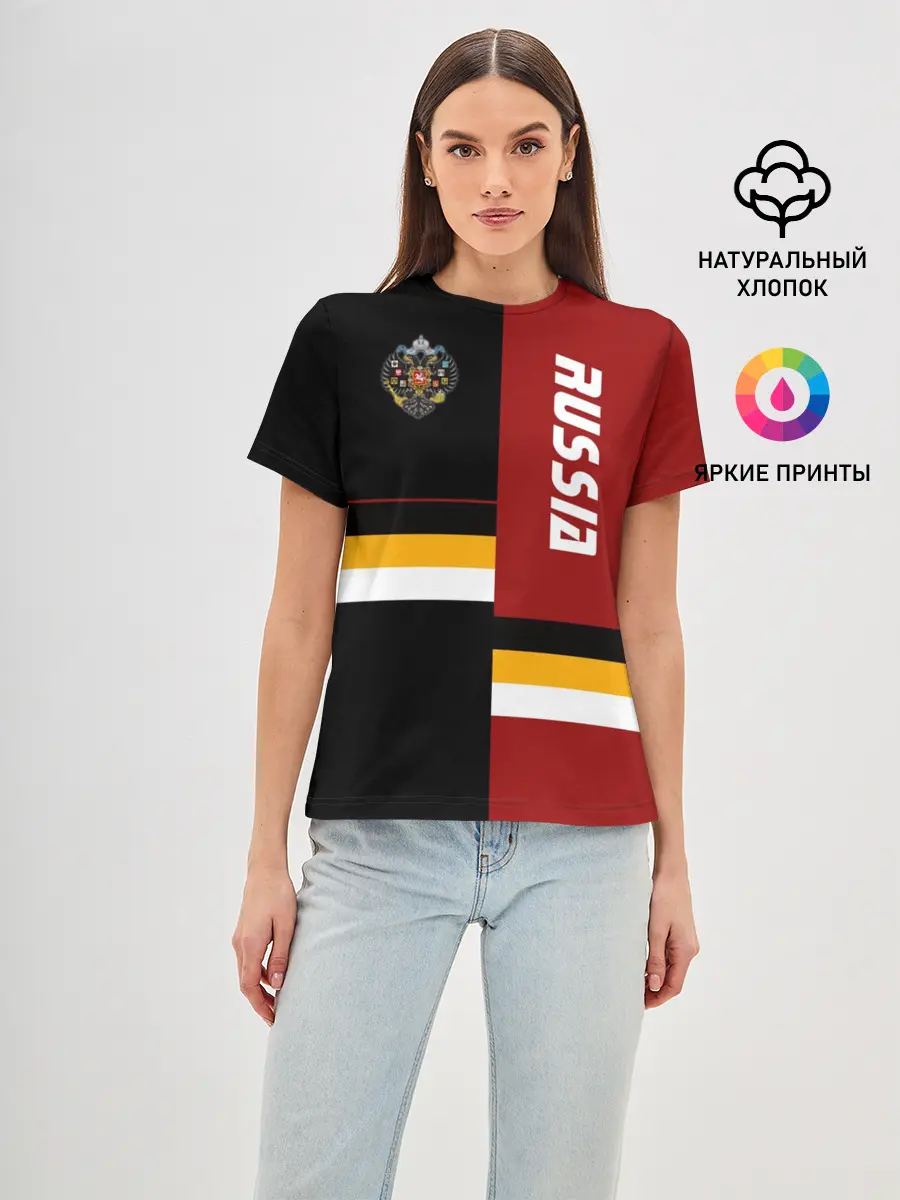 Женская базовая футболка / Russia