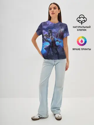 Женская базовая футболка / DEVIL MAY CRY | ДЕВИЛ МАЙ КРАЙ