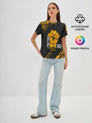 Женская базовая футболка / DYING LIGHT