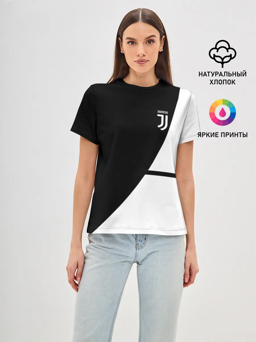 Женская базовая футболка / JUVENTUS / ЮВЕНТУС