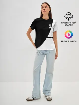 Женская базовая футболка / JUVENTUS / ЮВЕНТУС