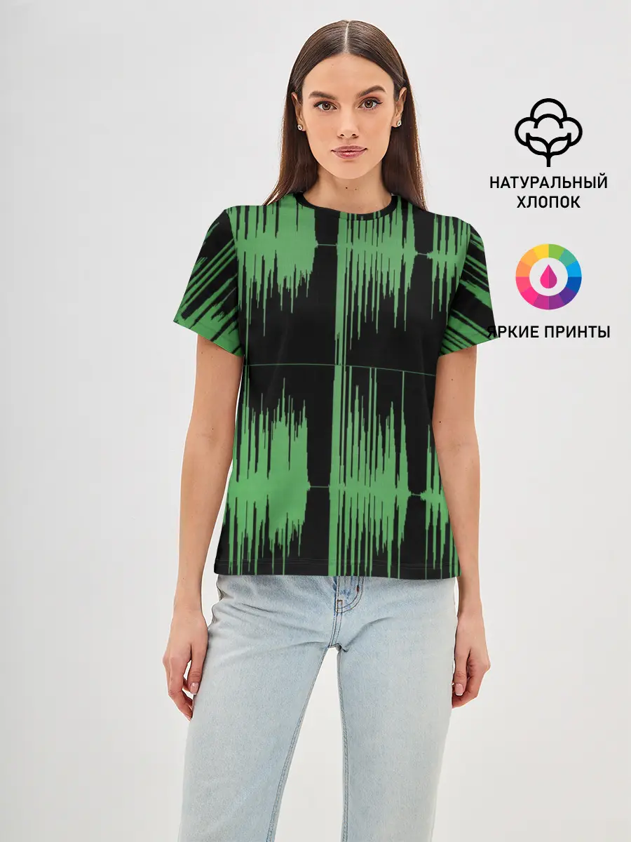 Женская базовая футболка / AUDIOWAVE