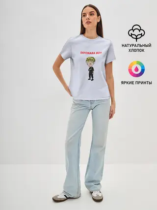 Женская базовая футболка / Sayonaraboy