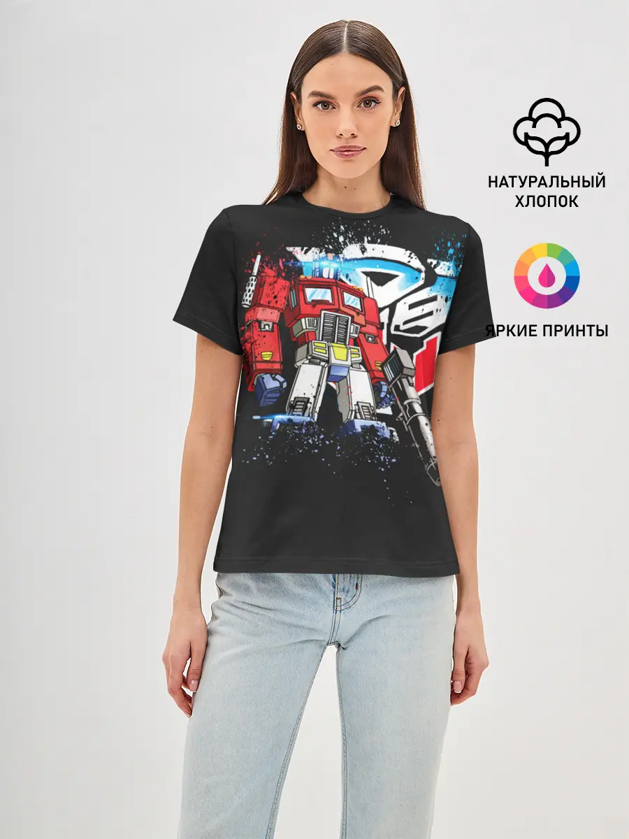 Женская базовая футболка / Transformers
