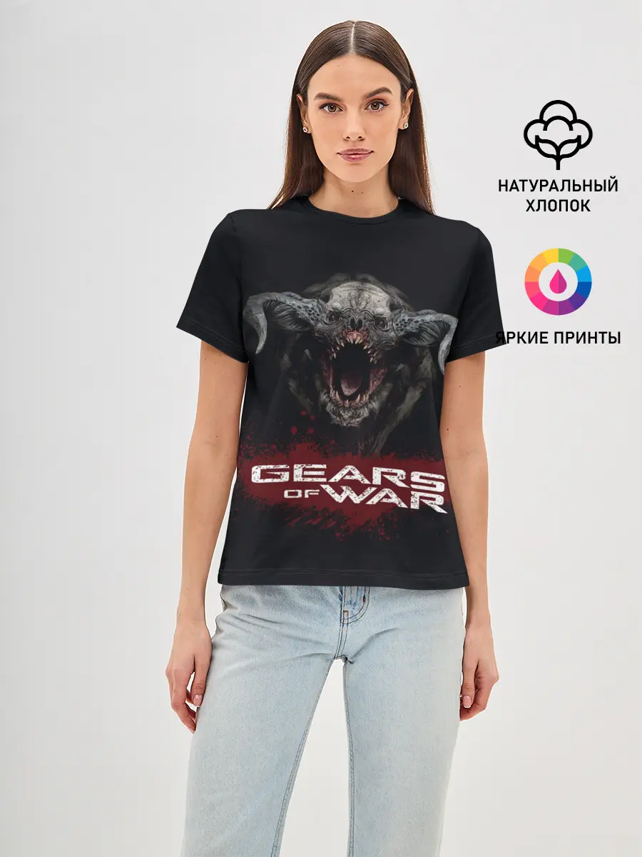 Женская базовая футболка / MONSTER | GEARS OF WAR