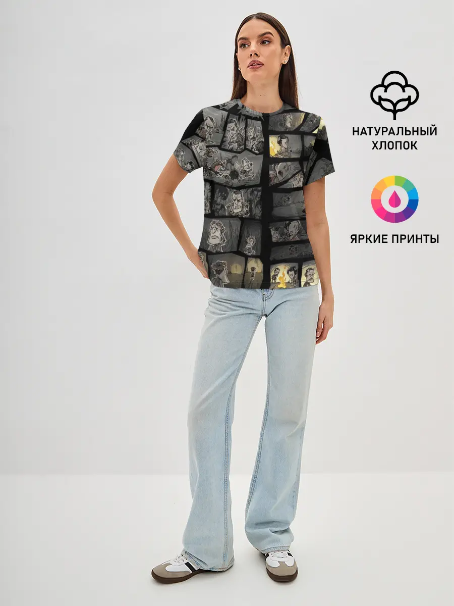 Женская базовая футболка / Dont starve