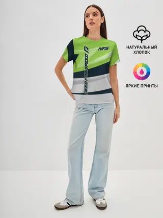 Женская базовая футболка / Need for Speed