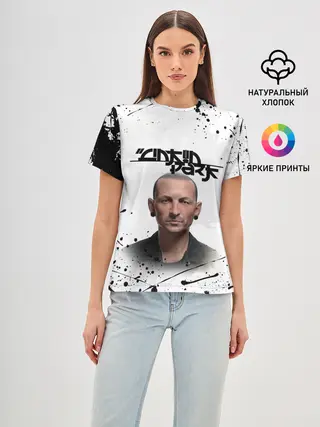 Женская базовая футболка / ЧЕСТЕР | ЛИНКИН ПАРК