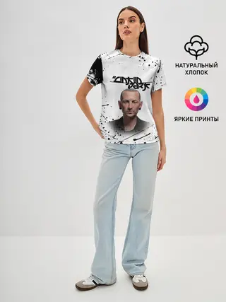 Женская базовая футболка / ЧЕСТЕР | ЛИНКИН ПАРК