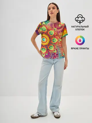 Женская базовая футболка / Тропики