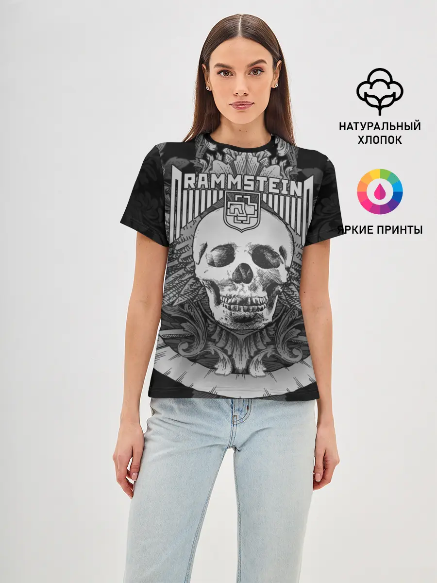Женская базовая футболка / Rammstein