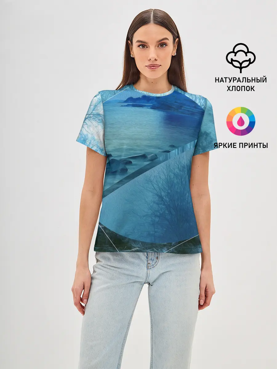 Женская базовая футболка / ОЗЕРО