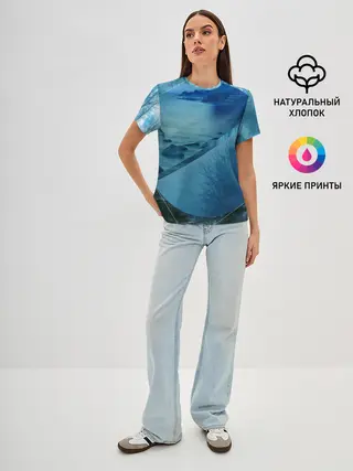 Женская базовая футболка / ОЗЕРО