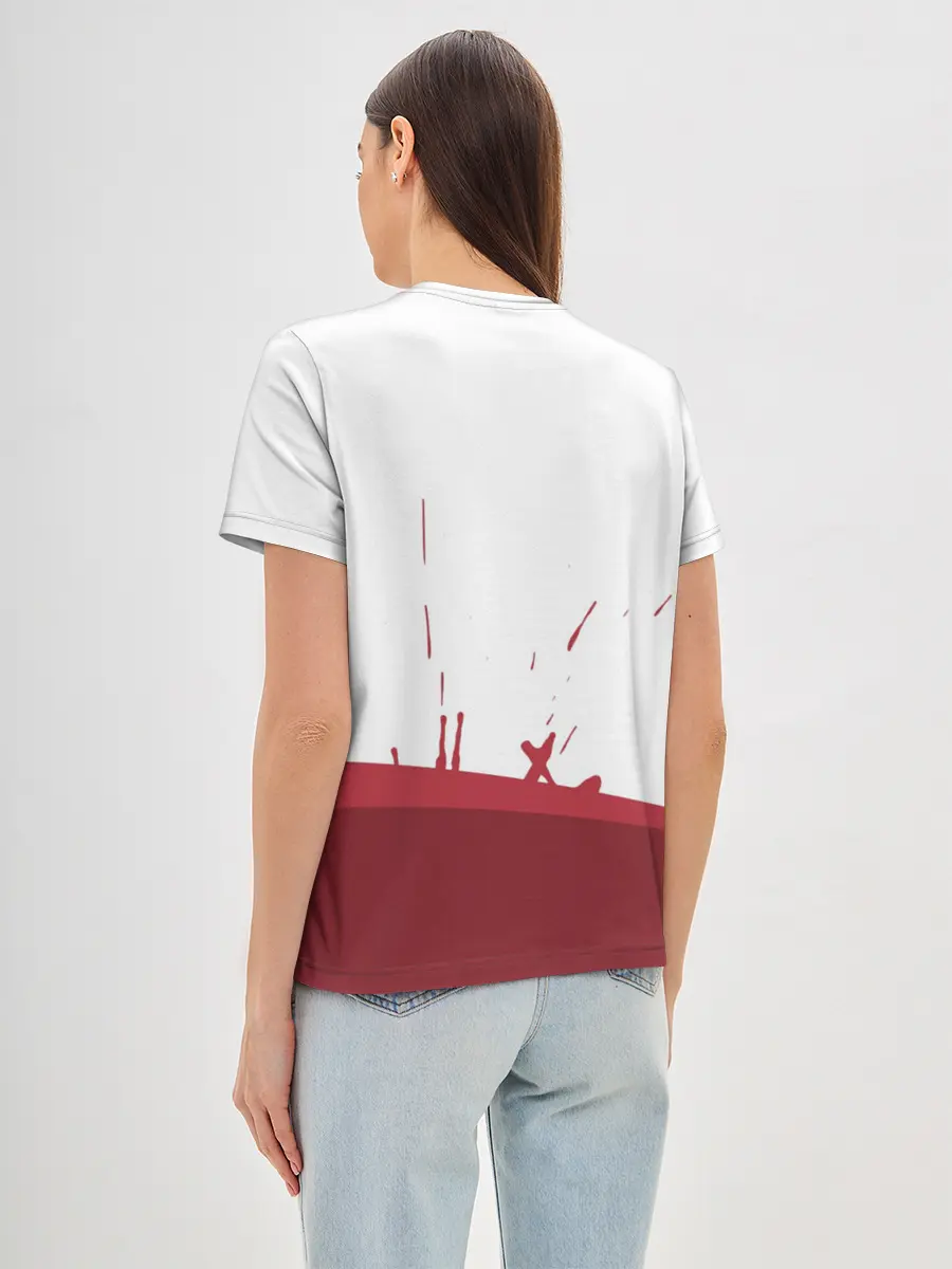 Женская базовая футболка / Боец Баки