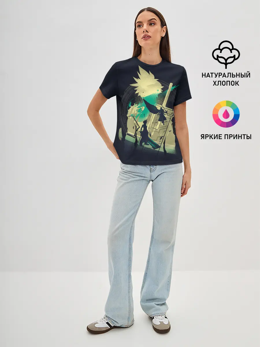 Женская базовая футболка / Final Fantasy VII