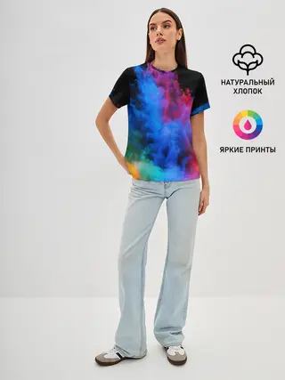 Женская базовая футболка / КРАСКИ