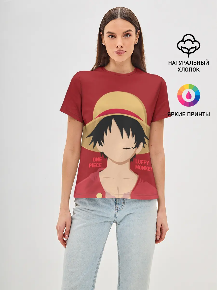 Женская базовая футболка / Luffy