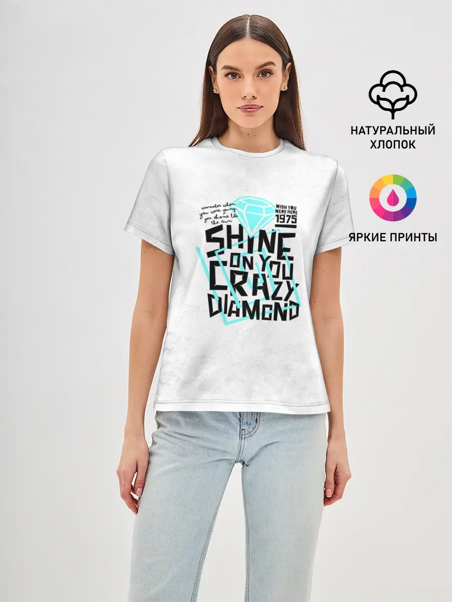 Женская базовая футболка / Pink Floyd