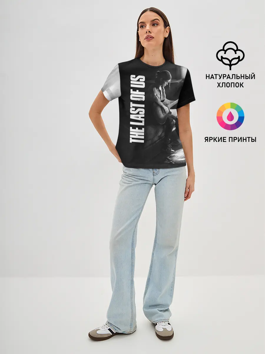 Женская базовая футболка / THE LAST OF US 2 | ОДНИ ИЗ НАС 2 ЭЛЛИ