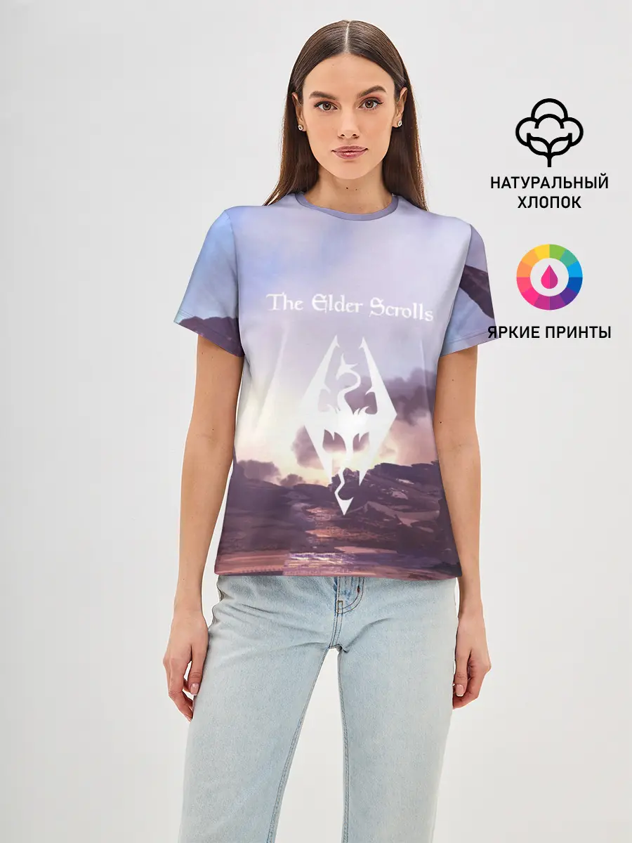 Женская базовая футболка / THE ELDER SCROLLS