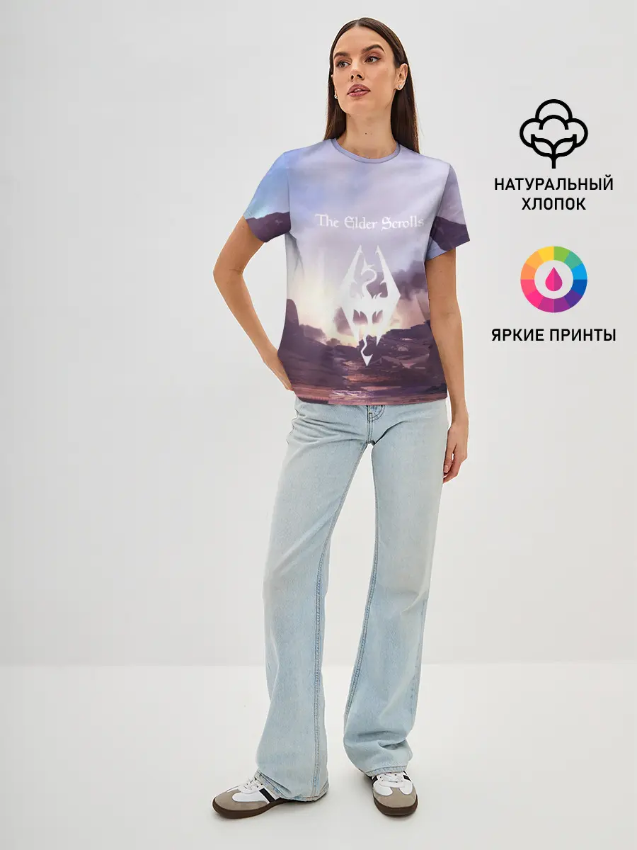 Женская базовая футболка / THE ELDER SCROLLS