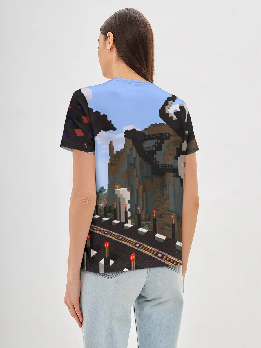 Женская базовая футболка / Minecraft