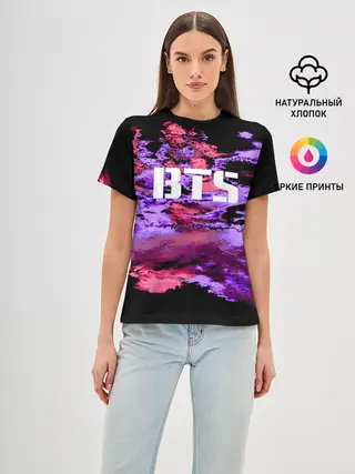 Женская базовая футболка / BTS