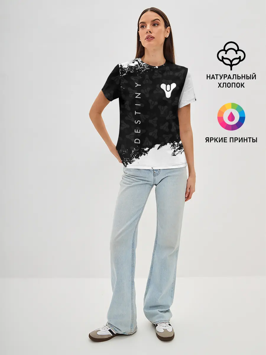 Женская базовая футболка / DESTINY