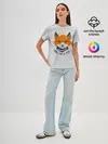 Женская базовая футболка / Hello Fox
