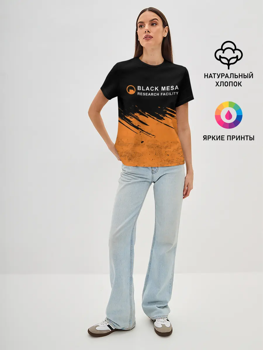 Женская базовая футболка / BLACK MESA