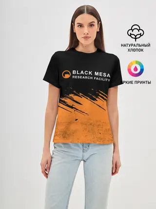 Женская базовая футболка / BLACK MESA