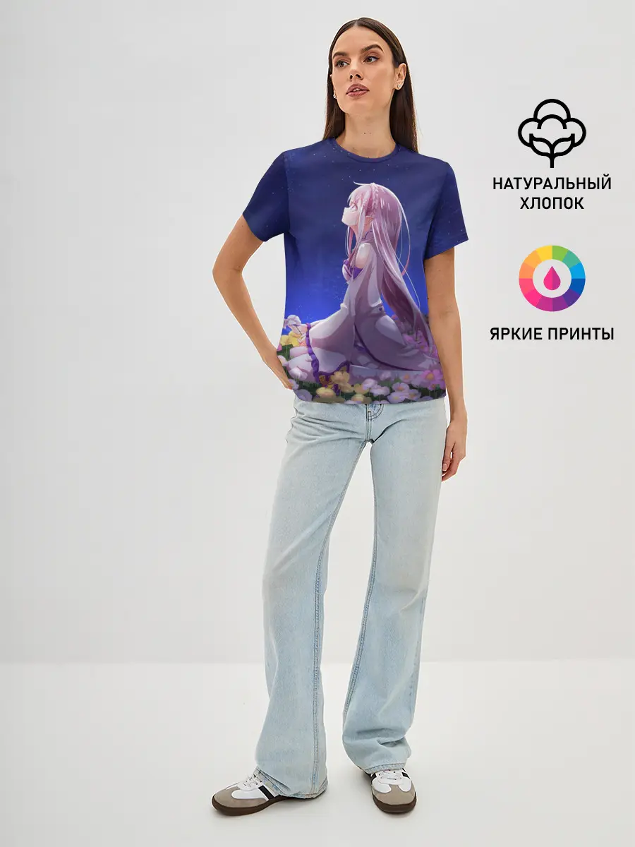 Женская базовая футболка / Sweet dreams of Emilia