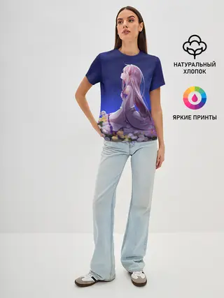 Женская базовая футболка / Sweet dreams of Emilia