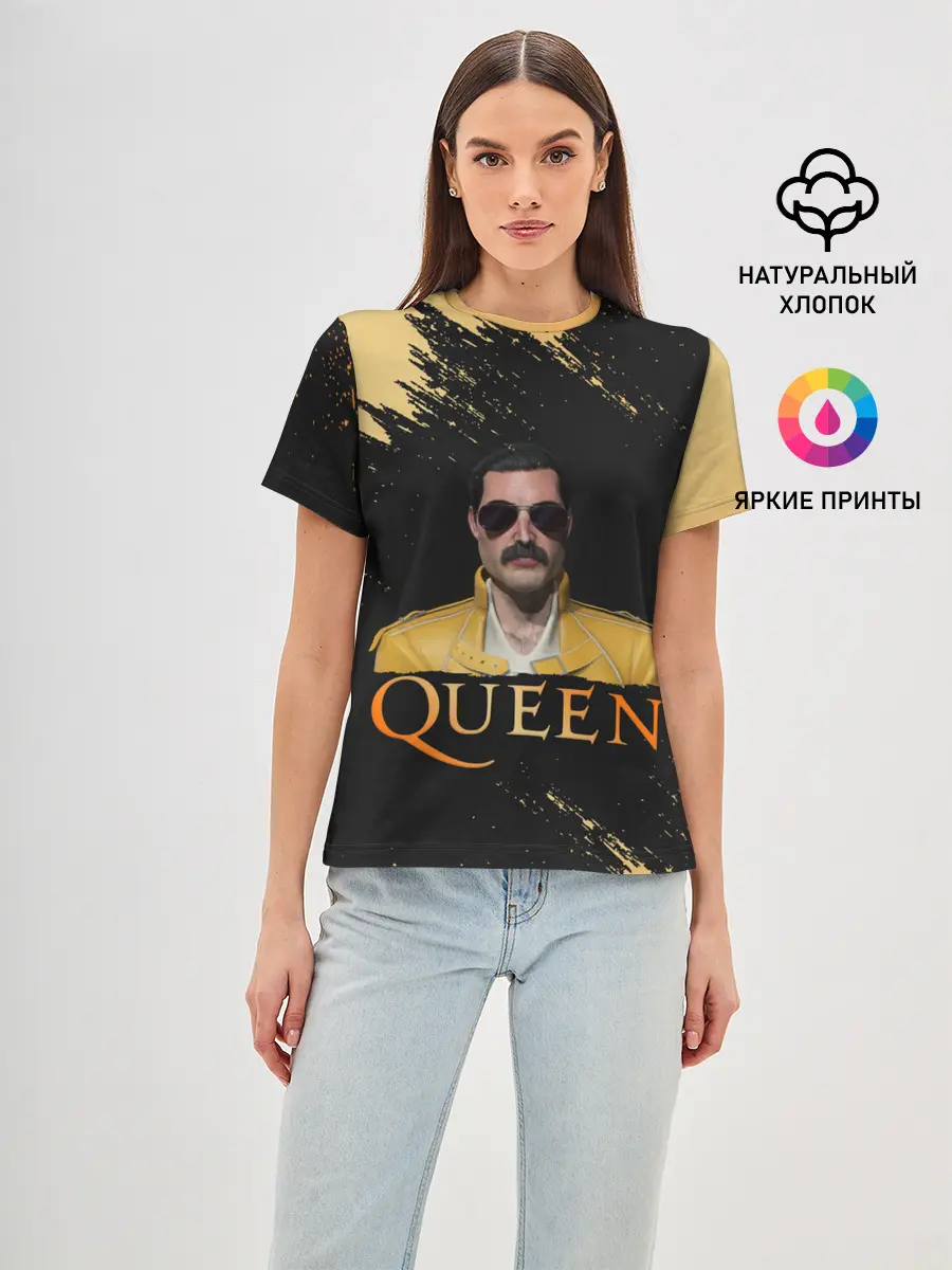 Женская базовая футболка / Фредди Меркьюри | Freddie Mercury
