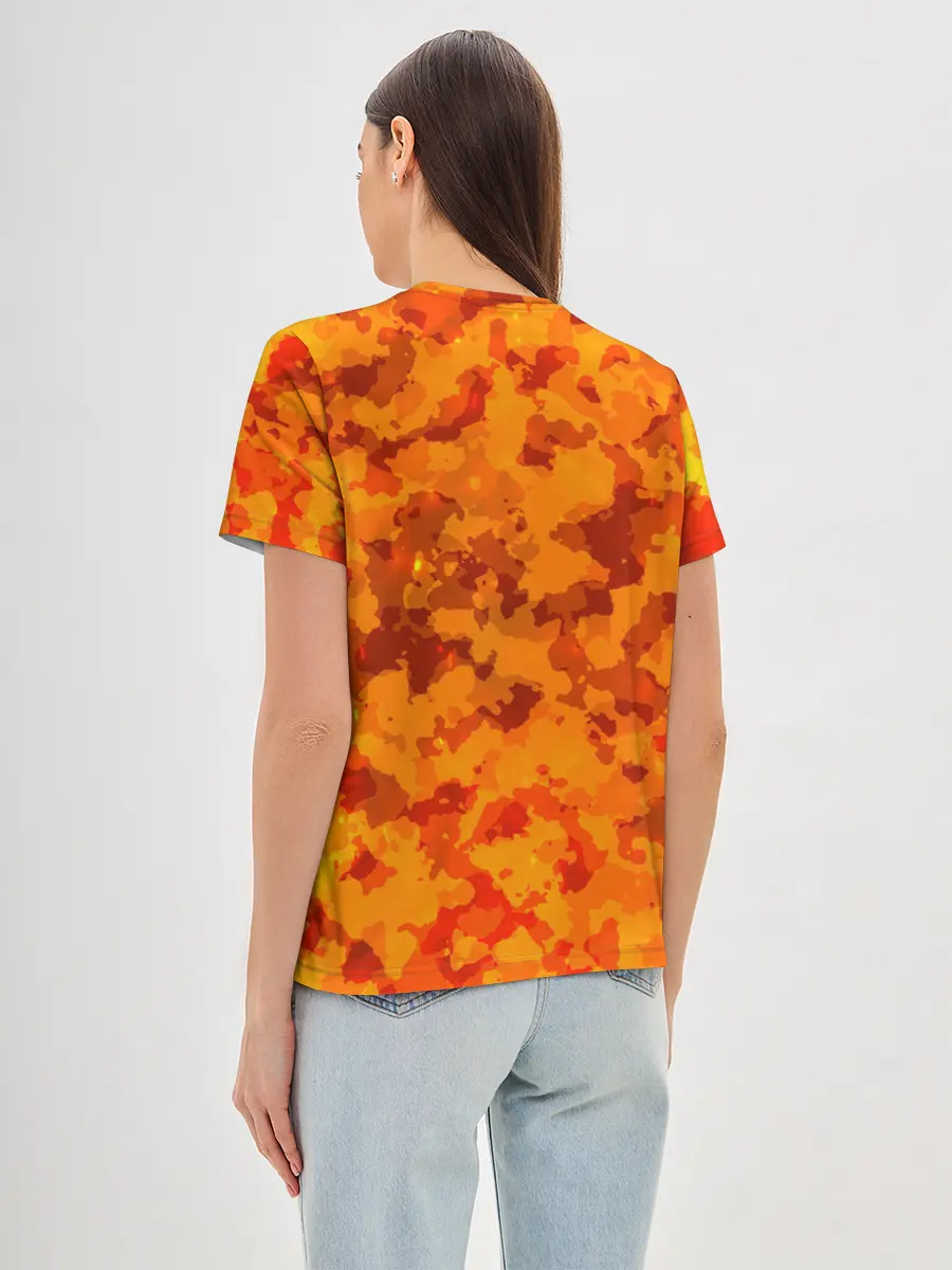 Женская базовая футболка / CS GO FIRE | КС ГО