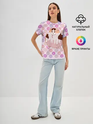 Женская базовая футболка / Loops