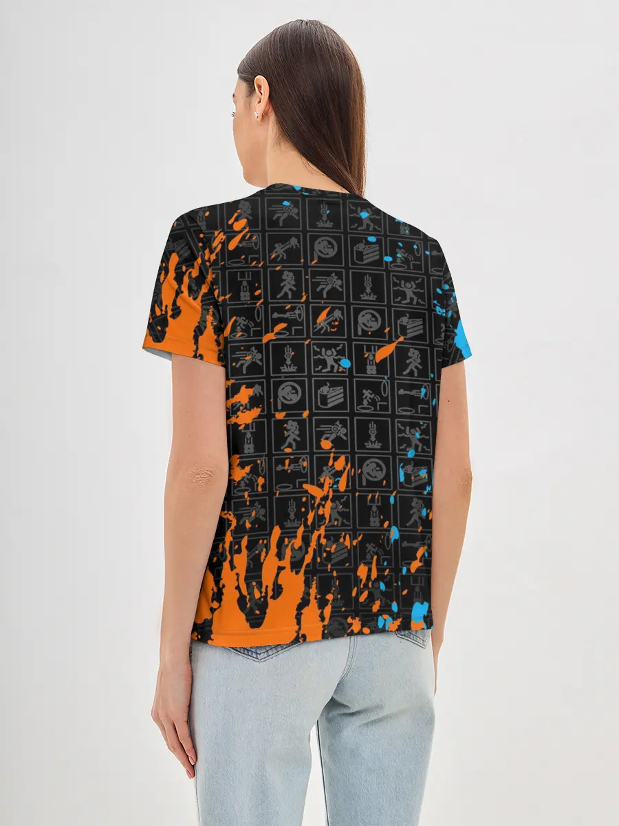 Женская базовая футболка / PORTAL 2