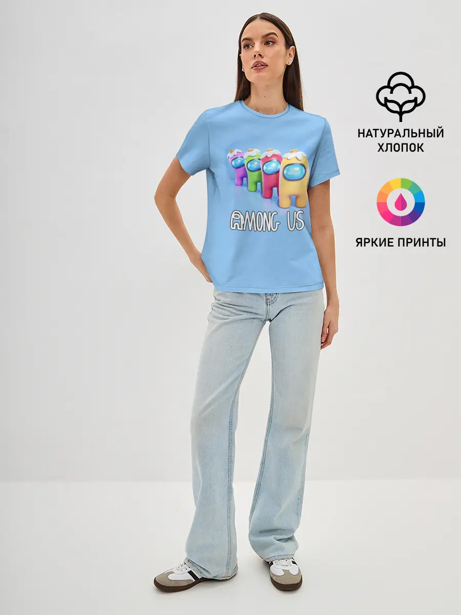 Женская базовая футболка / AMONG US