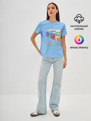 Женская базовая футболка / AMONG US